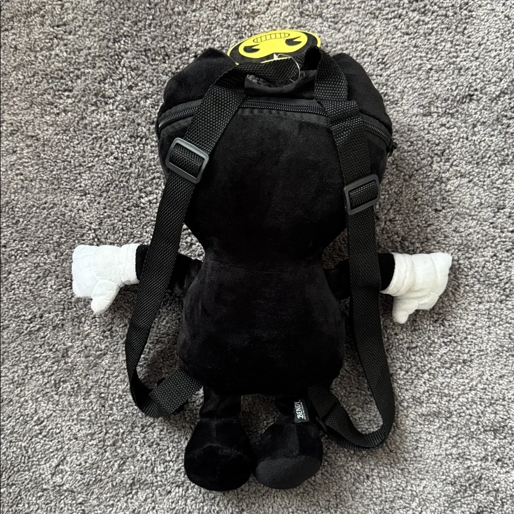 Bendy And The Ink Machine Plush Backpack Black/White - Picture 7 of 13